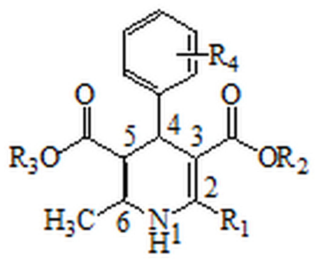硝苯地平的结构图片